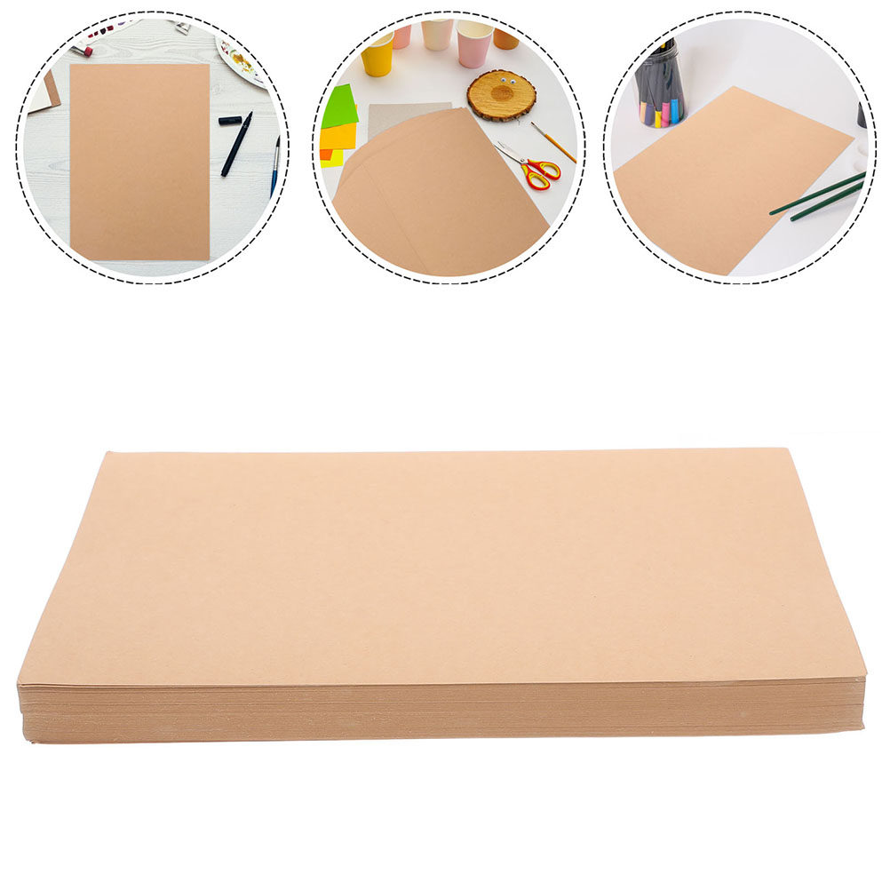 Papercraft Supply Invitation - 50Pcs Brown Cardstock Paper Thick Kraft