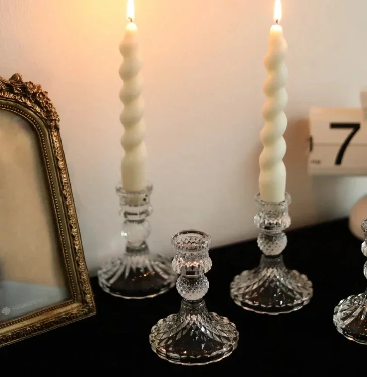 6pc Crystal Candle Holders Cen - đánh giá và giá Centerpiece Stick