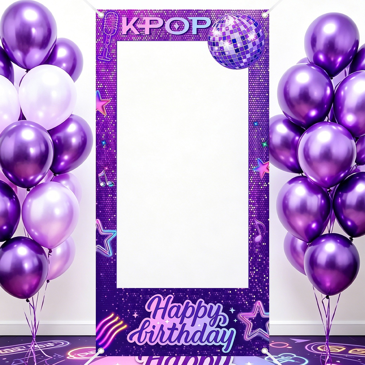 1pc Purple K-POP Photo Frame B - đánh giá và giá Photo Booth Frame