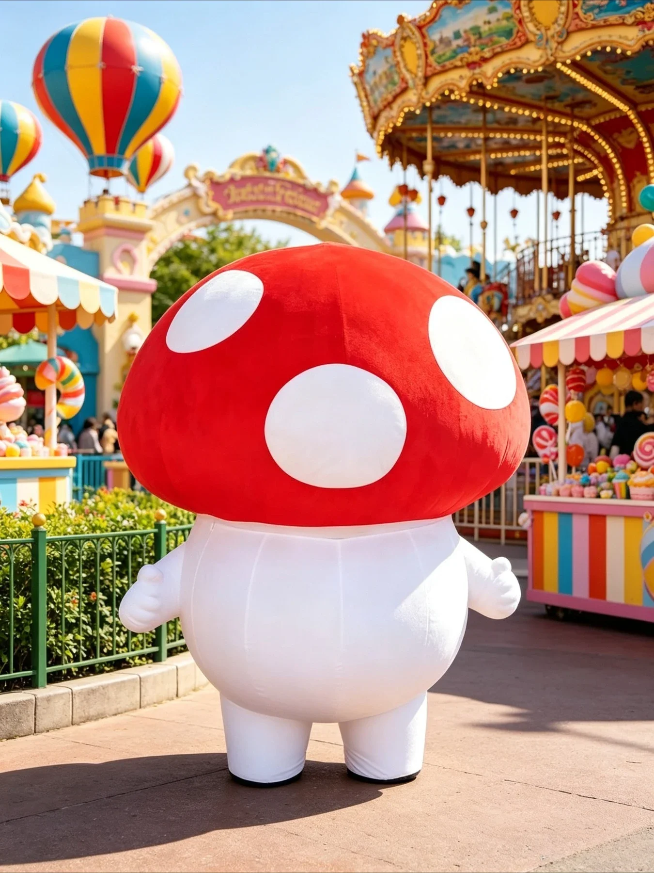 Inflatable Mushroom Mascot Cos - đánh giá và giá Event & Party Supply Photos