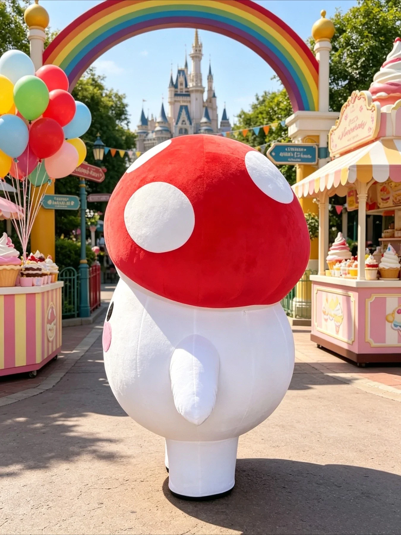 Inflatable Mushroom Mascot Cos - đánh giá và giá Event & Party Supply Photos