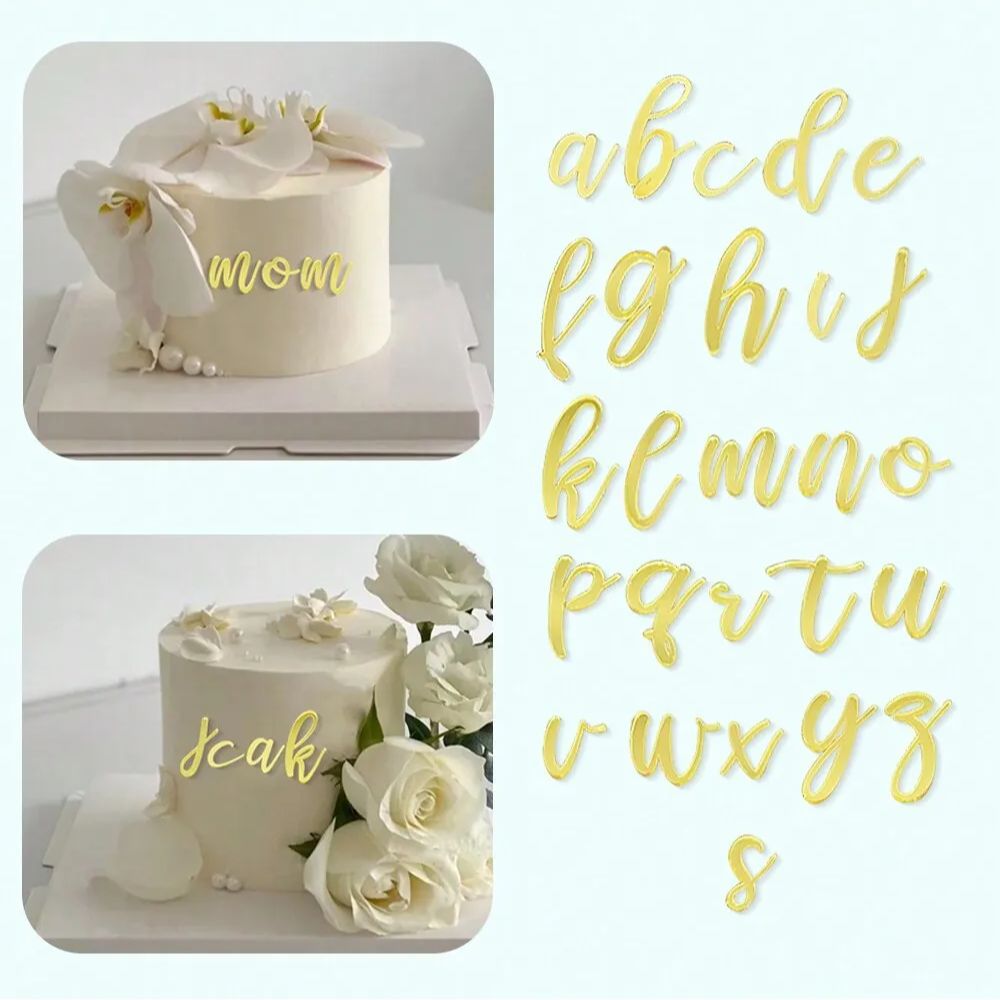1set Golden Mirror Acrylic A-Z - đánh giá và giá Event Z