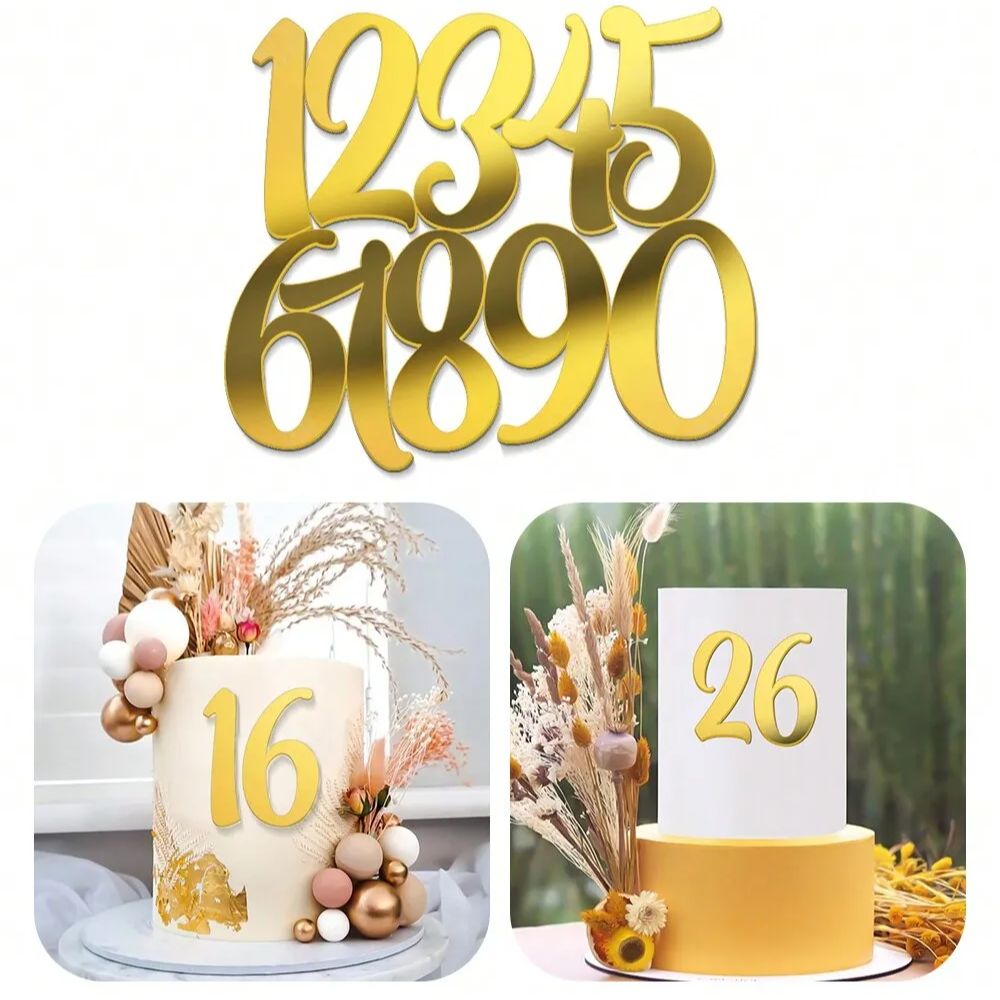 1set Golden Mirror Acrylic A-Z - đánh giá và giá Event Z