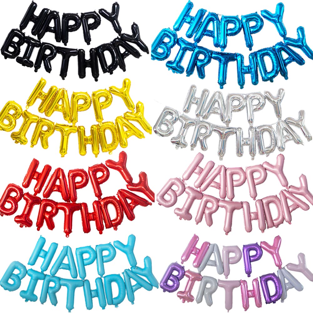 Happy Birthday Decoration Ball - đánh giá và giá Party Banner Gold