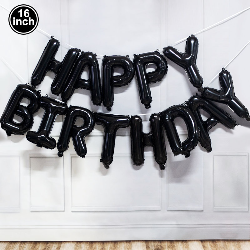 Happy Birthday Decoration Ball - đánh giá và giá Party Banner Gold