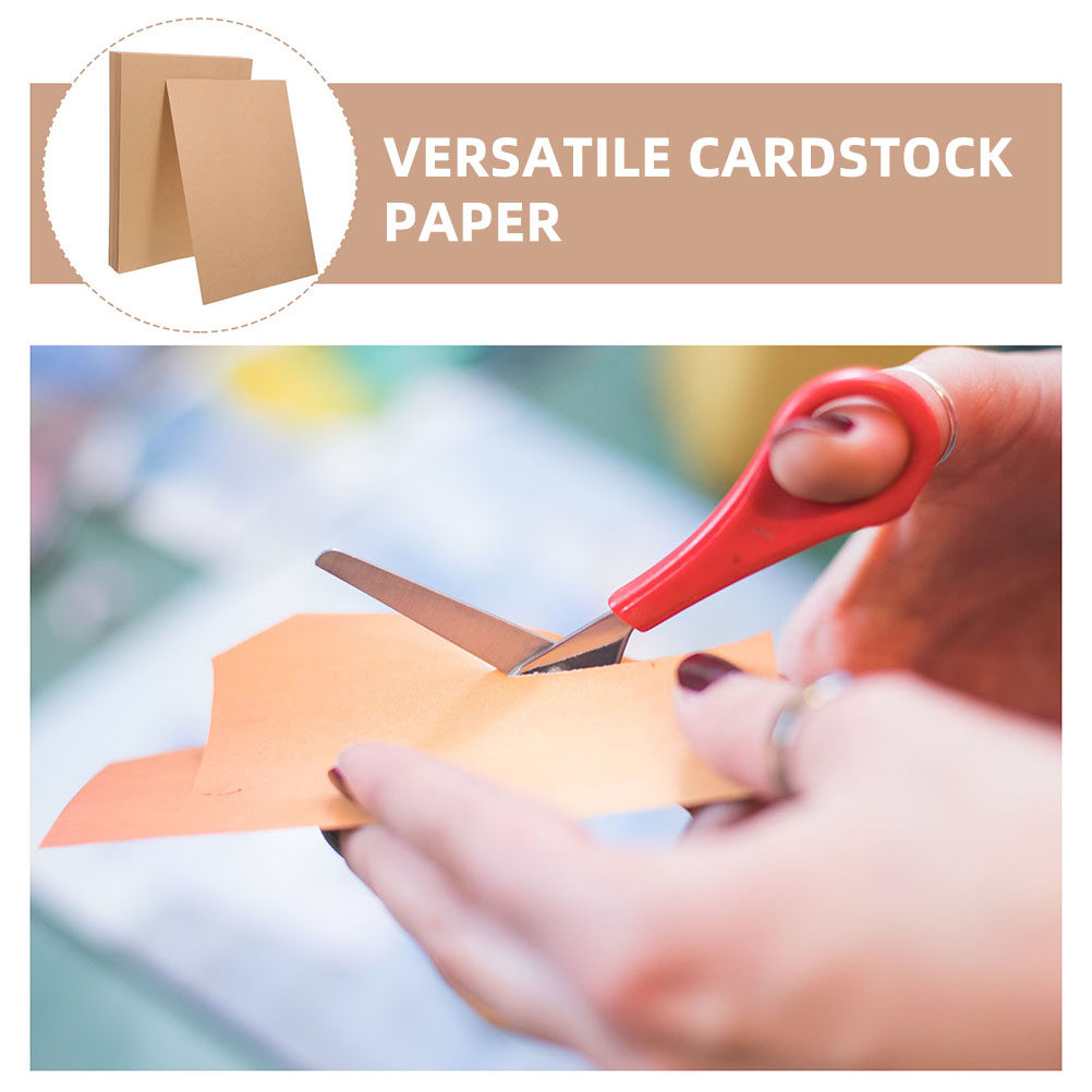 50Pcs Brown Cardstock Paper Th - đánh giá và giá Papercraft Supply Invitation