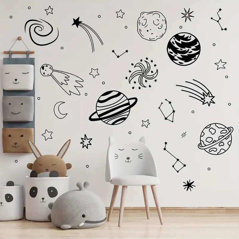 Large Planetary Meteor Space T - đánh giá và giá Flower Wall Panel