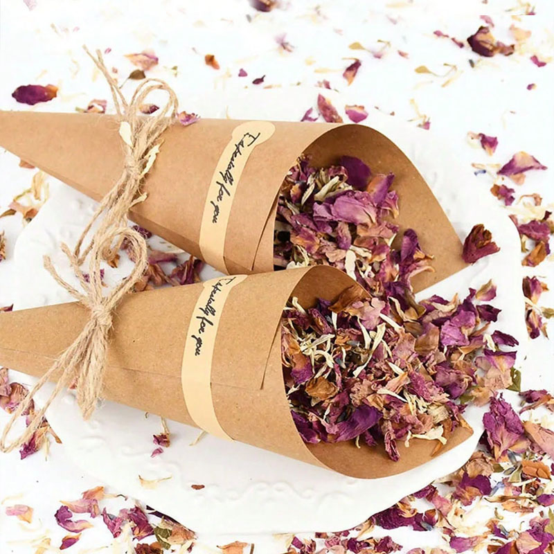 100pcs DIY Natural Kraft Paper - đánh giá và giá Cotton Candy Cone