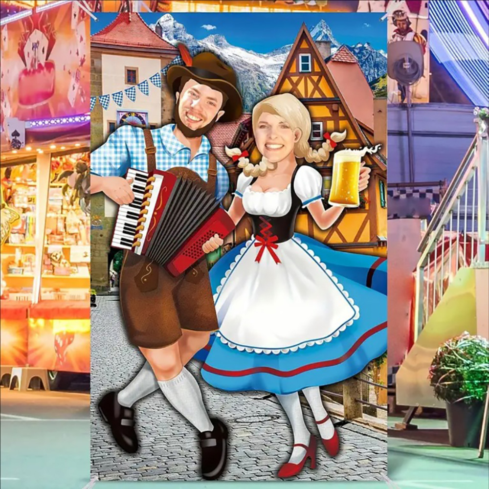 1pc 1.8x0.9m Vinyl Oktoberfest - đánh giá và giá Photo Booth Frame