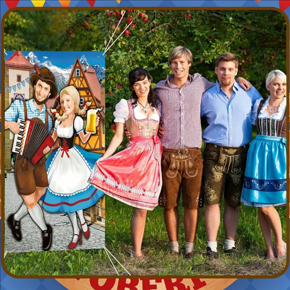 1pc 1.8x0.9m Vinyl Oktoberfest - đánh giá và giá Photo Booth Frame